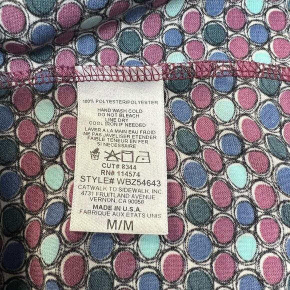 Pleione Anthropologie Circle Detail Curved Hem Hi Lo Tank Medium - Picture 4 of 7